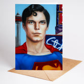 Superman Greeting card